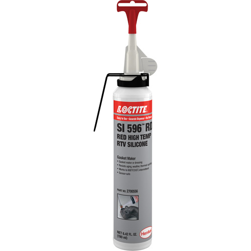 Superflex High Temp RTV Silicone Adhesive Sealant, Aerosol Can, Red Duraquip Inc