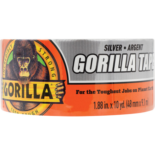 Duct Tape, 17 mils, Silver, 48 mm (2") x 9.14 m (30') Duraquip Inc