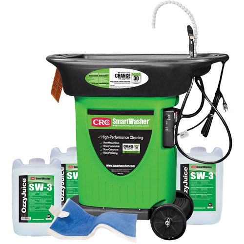 Trousse de bassin de nettoyage de pi&egrave;ces mobile SmartWasher SW-323 Duraquip Inc