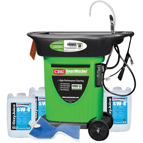 Trousse de bassin de nettoyage de pi&egrave;ces mobile SmartWasher SW-823 Duraquip Inc