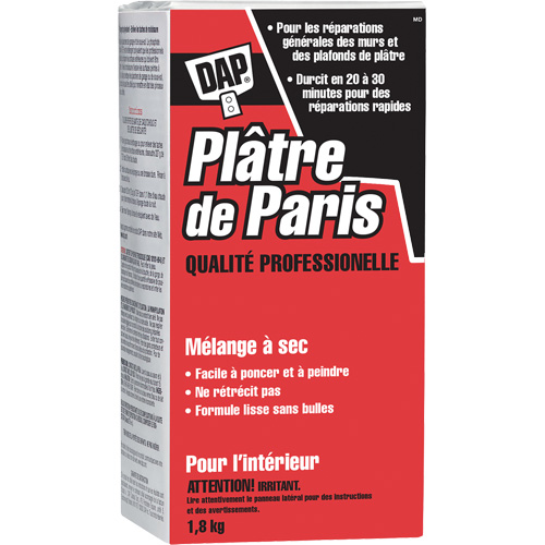 M&eacute;lange sec de pl&acirc;tre de Paris, 2 kg, Boîte Duraquip Inc