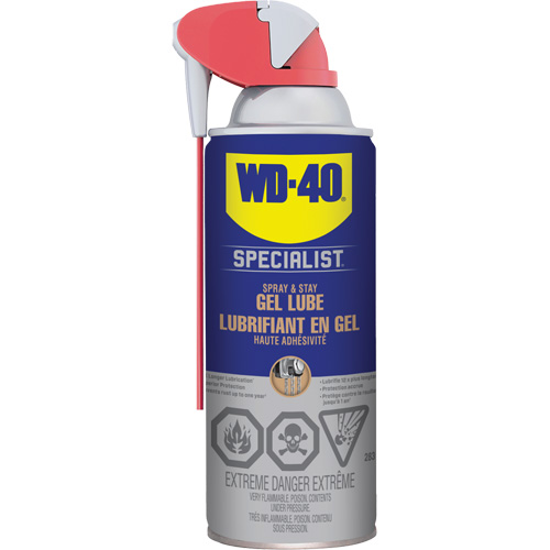 Specialist&reg; Spray & Stay Gel Lubricant, Aerosol Can Duraquip Inc