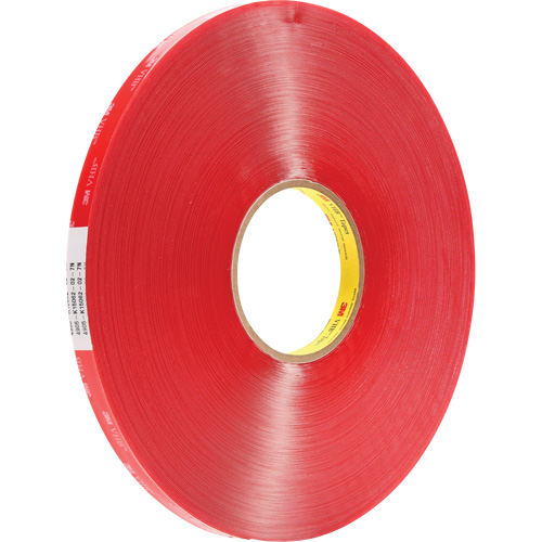 VHB Tape, 66 m (216') L x 6 mm (1/4") W, 23 mils, Acrylic Duraquip Inc