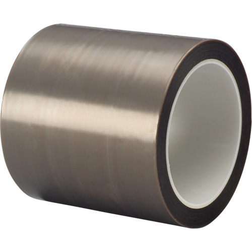 PTFE Skived Film Tape, PTFE, 76 mm (3") W x 33 m (108') L, 3.8 mils Thick Duraquip Inc