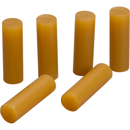 Adh&eacute;sif thermofusible, 5/8" dia x 2" lo, Ambr&eacute;e Duraquip Inc