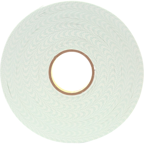 Ruban double face en mousse d'ur&eacute;thane, 33 m (108') lo x 25,4 mm (1") la, 62,5 mils, Ur&eacute;thane Duraquip Inc