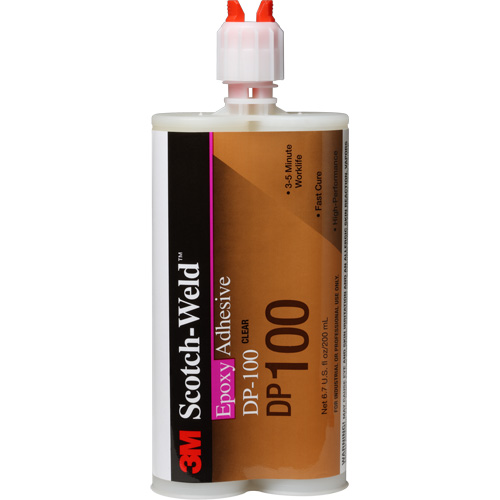 Adh&eacute;sif Scotch-Weld, 200 ml, Cartouche, Deux composants, Translucide Duraquip Inc