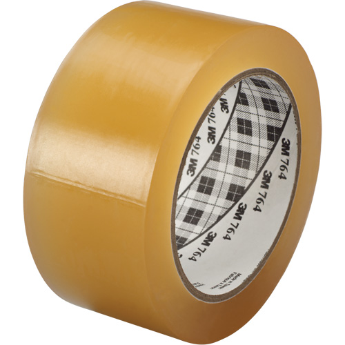 Ruban en vinyle pour travaux g&eacute;n&eacute;raux 764, 25,4 mm (1") la x 32,9 m (108') lo, 5 mils, Transparent Duraquip Inc