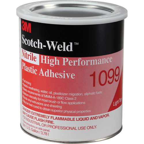 Plastic Adhesive, 1 gal., Can, Lavender Duraquip Inc