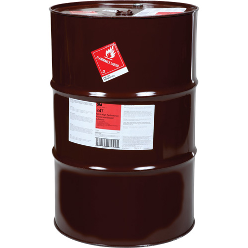 Scotch-Weld Nitrile High-Performance Rubber & Gasket Adhesive, Drum, Brown Duraquip Inc