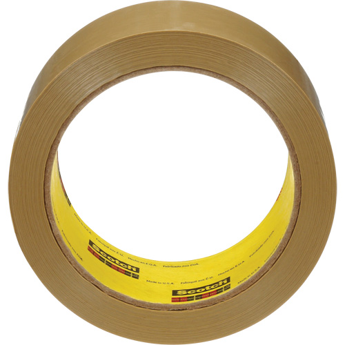 Scotch&reg; Box Sealing Tape 373, Hot Melt Adhesive, 2.5 mils, 48 mm (2") x 50 m (164') Duraquip Inc