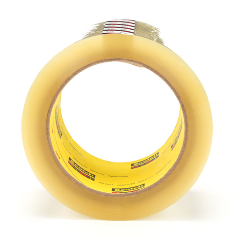 Ruban pour sceller les boîtes Scotch 375, Adh&eacute;sif Thermofusible, 3,1 mils, 72 mm (3") x 50 m (164') Duraquip Inc