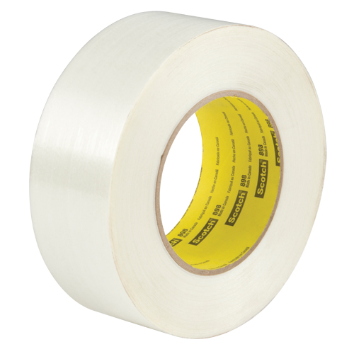 Scotch&reg; Filament Tape, 6.6 mils Thick, 48 mm (1-22/25") x 55 m (180')  Duraquip Inc