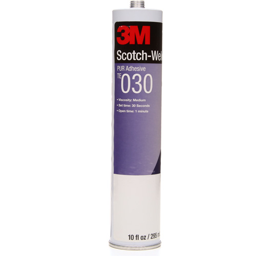 Scotch-Weld PUR Adhesive, 10 oz., Cartridge, Clear Duraquip Inc
