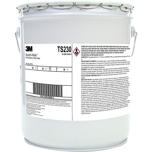 Scotch-Weld PUR Adhesive, 5 gal, Pail, Clear Duraquip Inc
