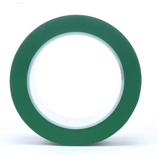471 Vinyl Tape, 50.8 mm (2") W x 32.9 m (108') L, 5.2 mils, Green Duraquip Inc