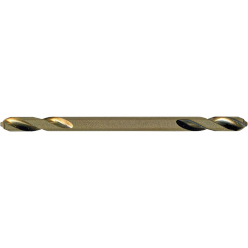 Jet-Kut&reg; Gold Super Premium M2 Twin End Drill Bit, High Speed Steel, 1/8", 1-15/16" L Duraquip Inc