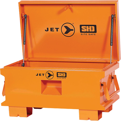 JSB-3219 Boîte de rangement d'outils de chantier pour usage tr&egrave;s intensif, 32-1/8" x 19" x 17-1/2", Acier, Orange Duraquip Inc