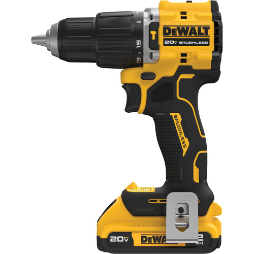Atomic Compact Series Brushless Cordless Hammer Drill Kit, 1/2" Chuck, 20 V Duraquip Inc