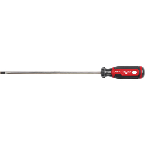Tournevis d&eacute;b&eacute;niste, Tige de 1/4", Ronde, 363 mm lo, Prise en Coussin&eacute;e Duraquip Inc