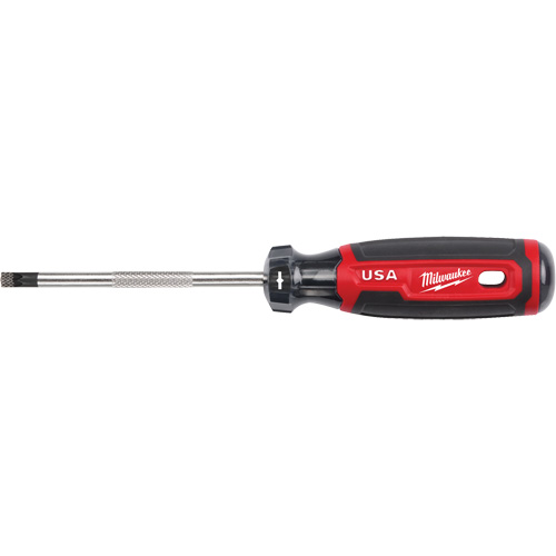 ECX Screwdriver, #1 Tip, Round, 211 mm L, Cushion Grip Handle Duraquip Inc