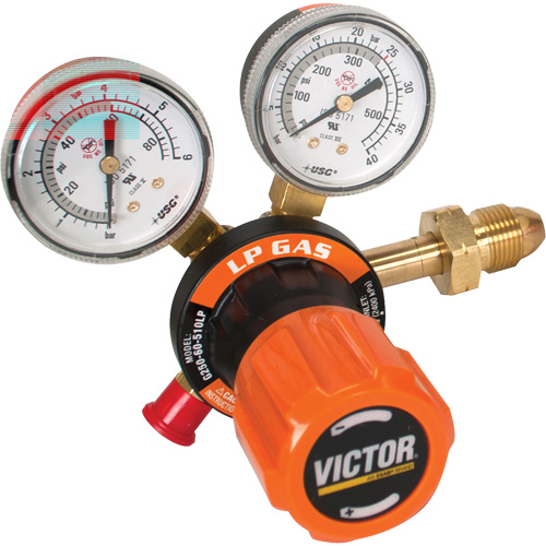 R&eacute;gulateur &agrave; un &eacute;tage G250, 9/16" NPT, PSI max. de 15 psi, Standard Duraquip Inc