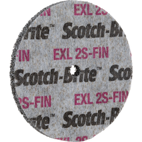 Scotch-Brite EXL Unitized Wheel, 3" x 1/2", 1/4" Arbor Duraquip Inc