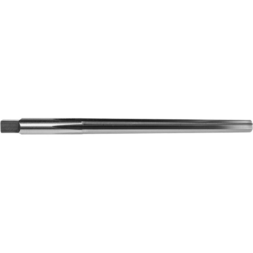 Bright Silver Coated Taper Pin Reamer, Spiral Flute, High Speed Steel Duraquip Inc