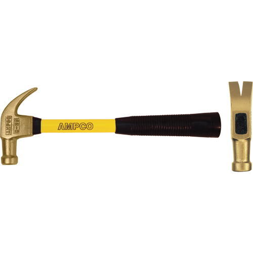 Curved-Claw Nail Hammer, 1 lbs. Head Weight, 14" L Duraquip Inc