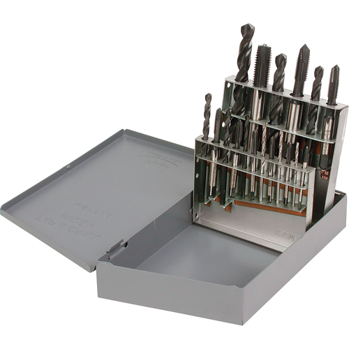 Blue Wizard Tap & Drill Set, 18 Pieces Duraquip Inc