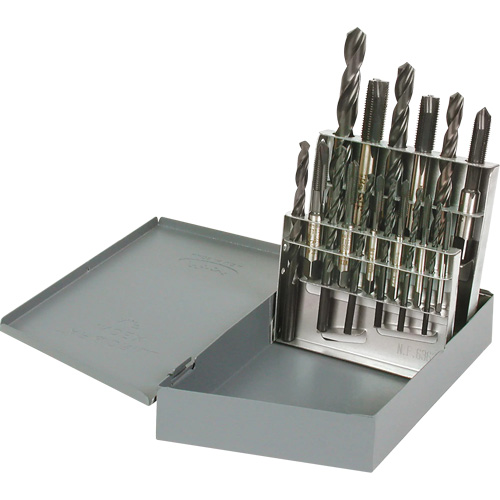 Jeu de tarauds manuels & forets, 18 morcea Duraquip Inc