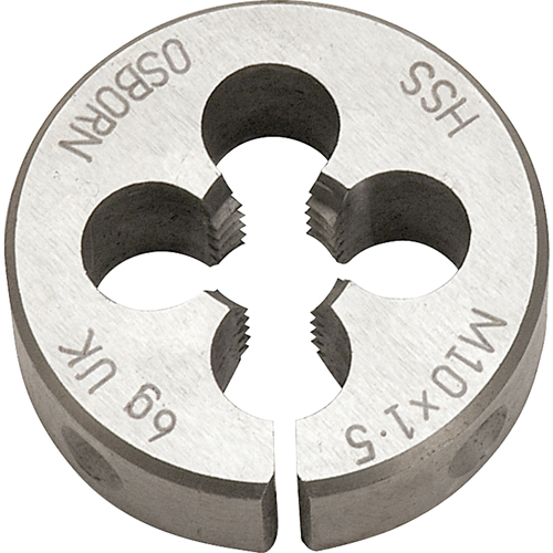 Fili&egrave;re ronde segment&eacute;e, Filet de M10 X 1,5, Acier rapide Duraquip Inc