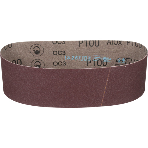 Cloth Belt 241D, 3" W X 24" L, Aluminum Oxide, P100 Grit Duraquip Inc