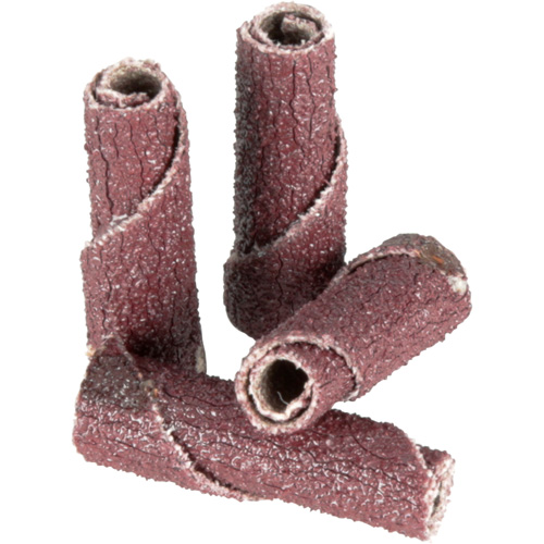 Cartridge Roll 241D, 80 Grit, 1/4" Dia., Aluminum Oxide, 1" L, 1/8" Arbor Duraquip Inc