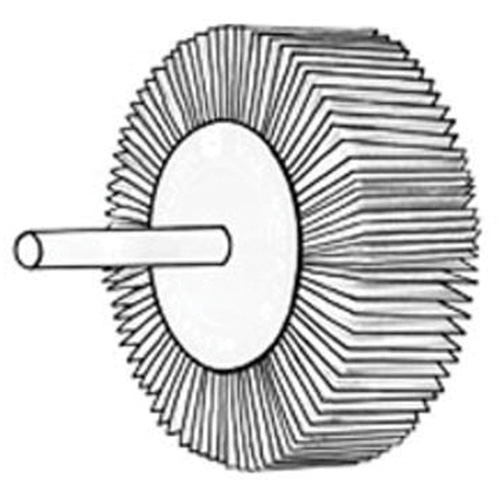Meule &agrave; lamelles Micro-Mini Grind-O-Flex, Oxyde d'aluminium, Grain 120, 3/4" x 3/16" x 1/8" Duraquip Inc