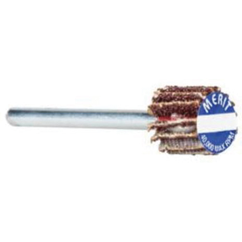 Roue &agrave; lamelles haute performance Micro-Mini, Oxyde d'aluminium, Grain 60, 3/4" x 3/8" x 1/8" Duraquip Inc