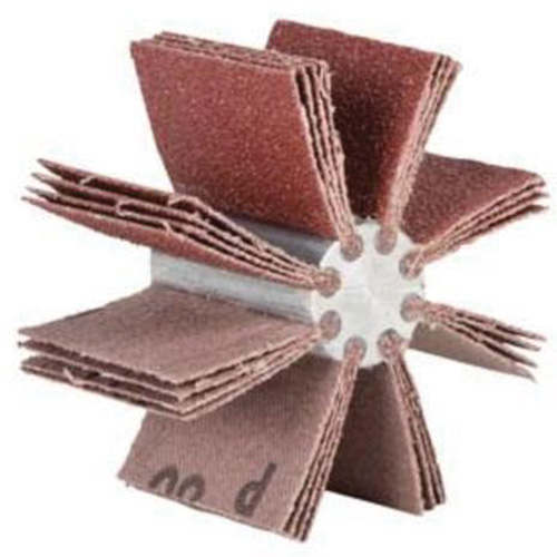 Outil de polissage d'al&eacute;sage &agrave; lamelles ordinaires B-820, Oxyde d'aluminium, Grain 240, 4-3/4" x 1-1/2" Duraquip Inc