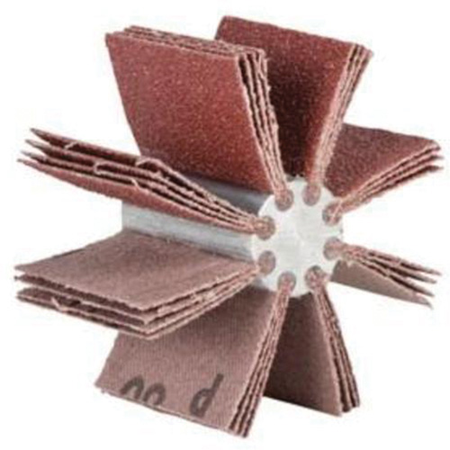 Outil de polissage d'al&eacute;sage &agrave; lamelles ordinaires B-825, Oxyde d'aluminium, Grain 120, 5-3/4" x 1-1/2" x Duraquip Inc