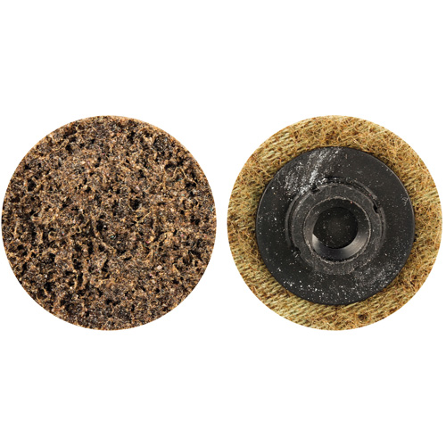 Surface Prep Quick-Change Disc, 1" Dia., Coarse Grit, Aluminum Oxide Duraquip Inc