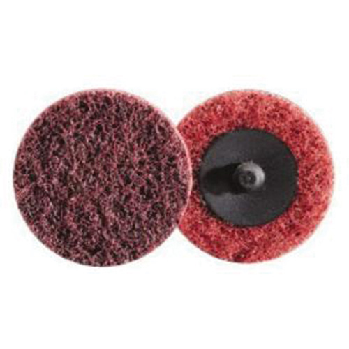 Surface Prep Quick-Change Disc, 1" Dia., Medium Grit, Aluminum Oxide Duraquip Inc