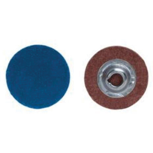 Quick-Change Discs, 2" Dia., 36 Grit, Zirconia Alumina Duraquip Inc