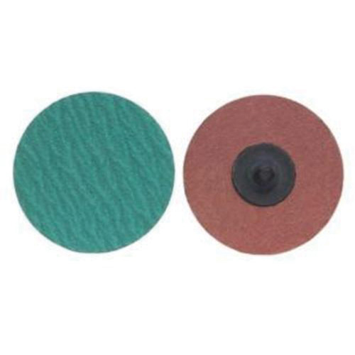 Quick-Change Discs, 3" Dia., 36 Grit, Zirconia Alumina Duraquip Inc