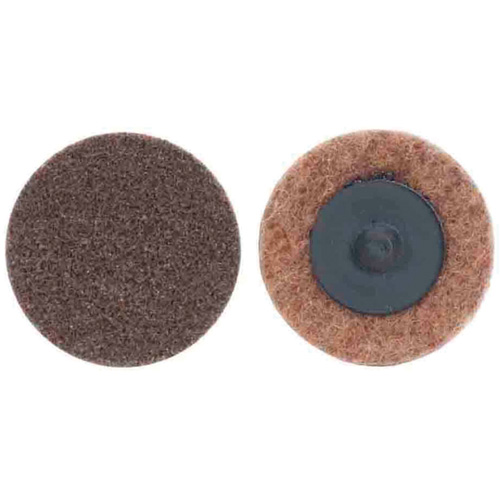 Non-Woven Quick-Change Discs, 2" Dia., Extra Coarse Grit, Aluminum Oxide Duraquip Inc