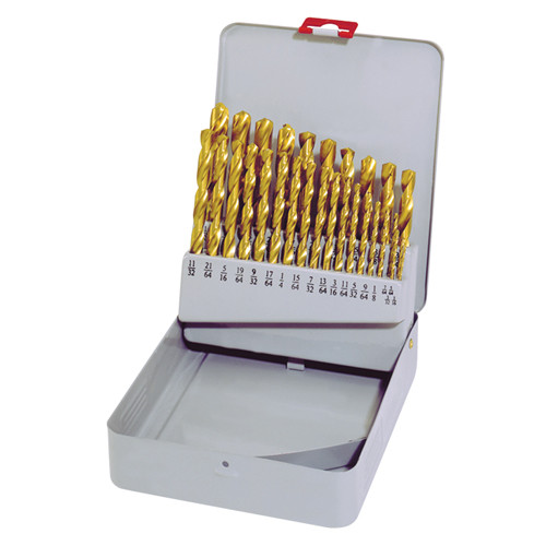 Wood Drill Bit Set, 29 Pieces, Steel Duraquip Inc