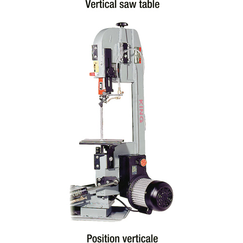 Metal Cutting Band Saws With Geardrive, Horizontal/Vertical, Round 7" and 7" x 12" Rectangular Cutting Capacity Duraquip Inc