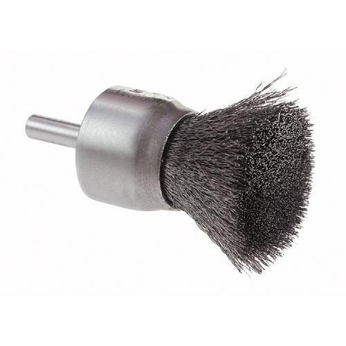 Brosse mont&eacute;e &agrave; fils ondul&eacute;s, 1", Fils 0.006 Duraquip Inc