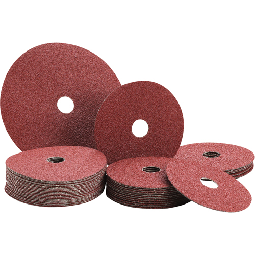 Disques en fibre, C&eacute;ramique, 50, 7" Dia x 7/8" Arbre Duraquip Inc