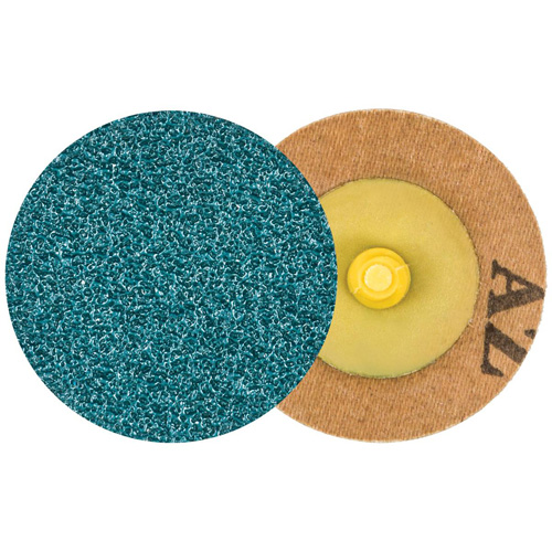 TWIST TOPCUT Sanding Disc, 2" Dia., 50 Grit, Zirconium Duraquip Inc