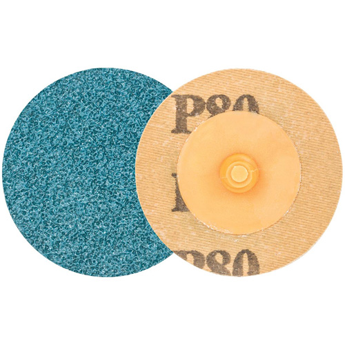 Disque de ponçage TWIST TOPCUT, 2" dia., Grain 80, Zirconium Duraquip Inc