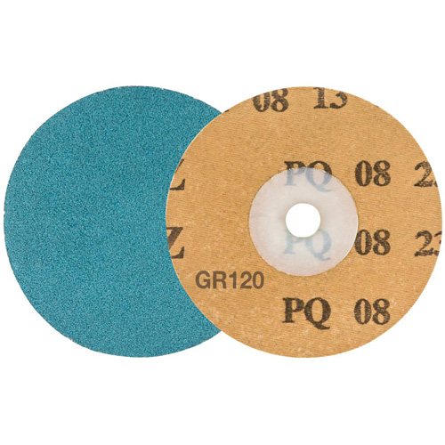 Disque de ponçage TWIST TOPCUT, 3" dia., Grain 120, Zirconium Duraquip Inc